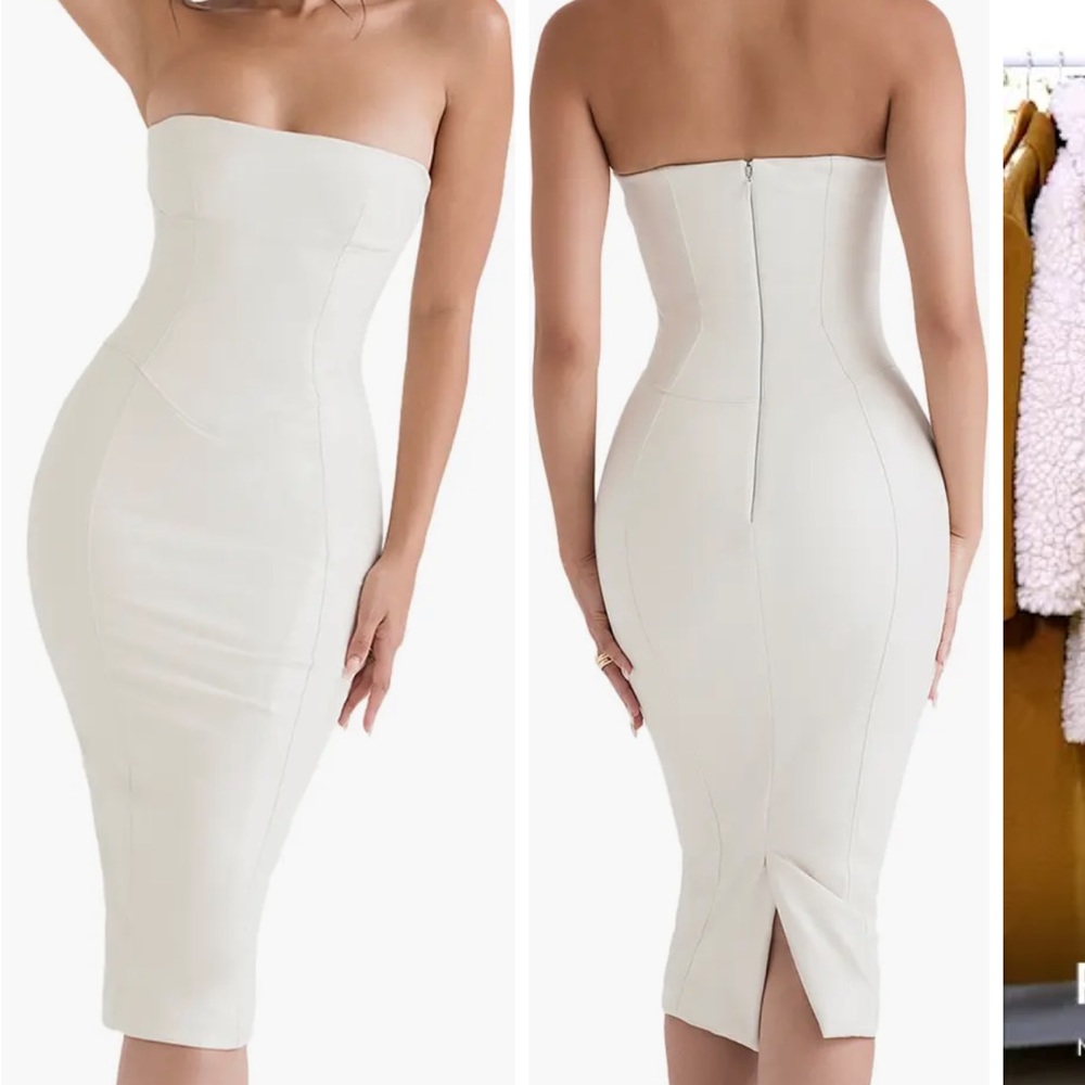 House of CB Camilla leather dress